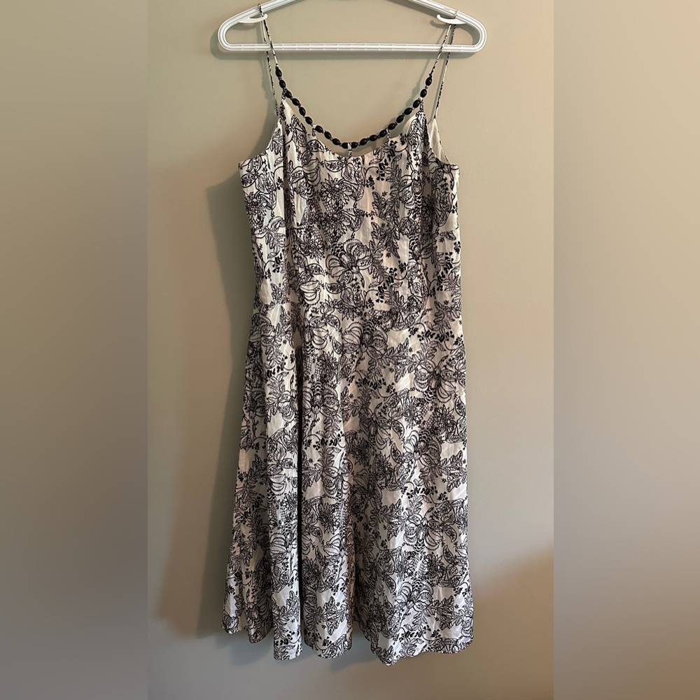 LOFT Floral Midi Dress